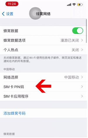 耀州苹果14维修网分享如何给iPhone14的SIM卡设置密码 