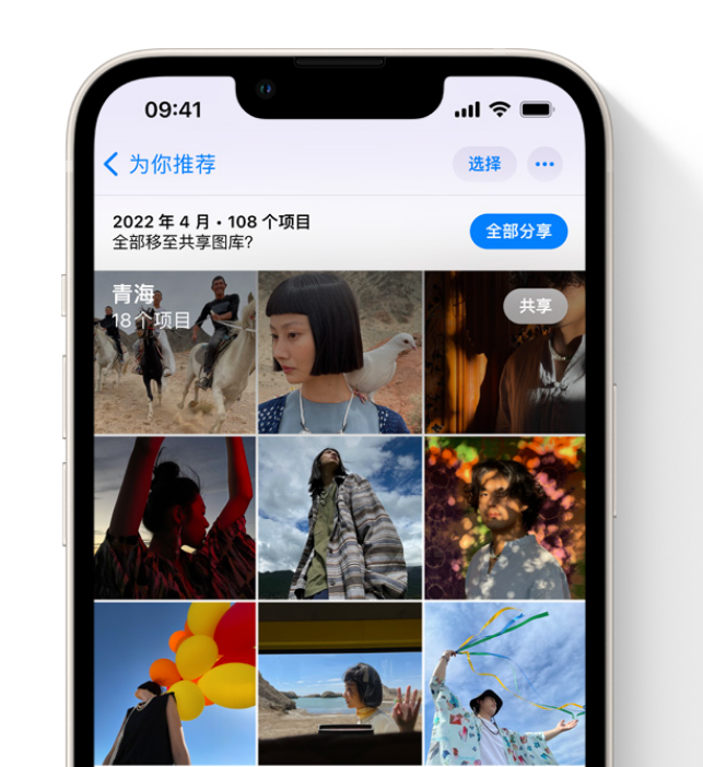 耀州苹果维修网点分享在 iPhone 上使用共享图库 