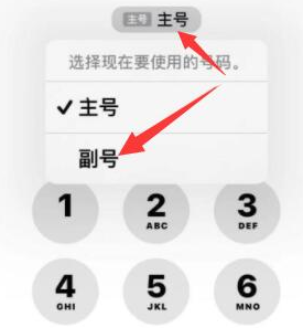 耀州苹果14维修店分享iPhone 14 Pro Max使用副卡打电话的方法 