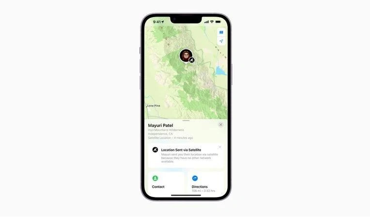 耀州苹果14维修分享iPhone14系列中 FindMy功能通过卫星分享位置方法教程 